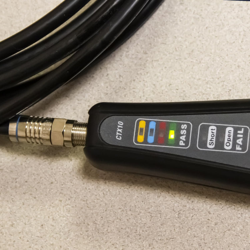 [Australia - AusPower] - Triplett CTX10 Coaxial Cable Tester - Designed to Test The Connection of F-Type Coaxial Cable 