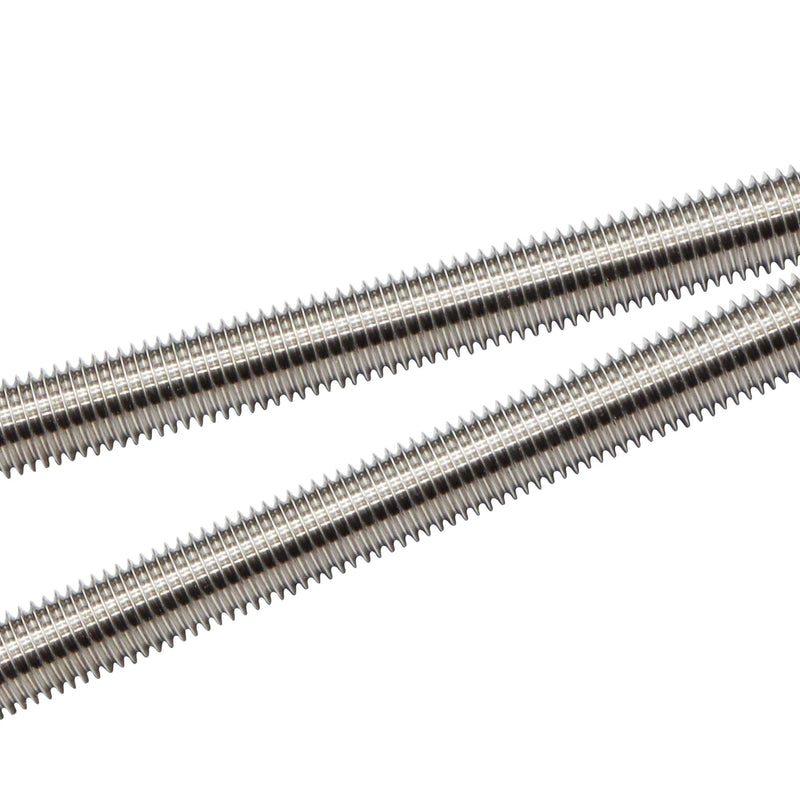 [Australia - AusPower] - 4 Packs 304 Stainless Steel 5/16"-18 Thread Fully Threaded Rods, 12" Length, Right Hand Threads, Low Magnetic 