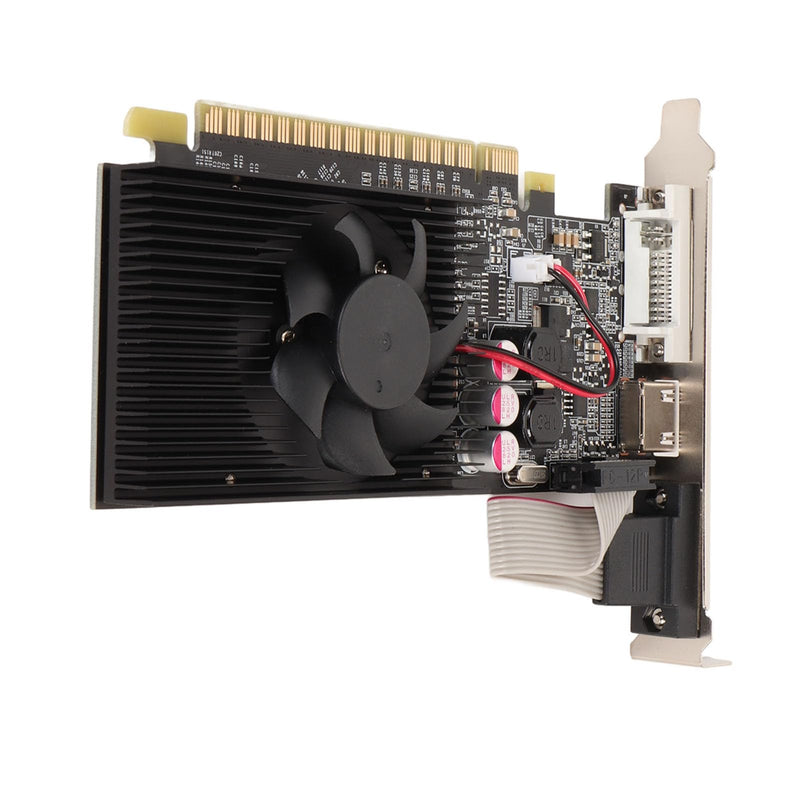 [Australia - AusPower] - GT730 Computer Graphics Card, 2G 64bit DDR3 PC Single Cooling Fan Single Cooling Fan Support HDMI VGA DVI Output PCI Express 2.0 x 16 Bus Interface 