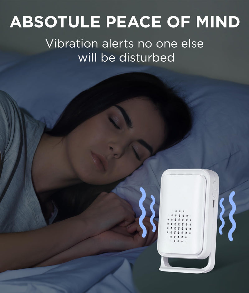 [Australia - AusPower] - Newly Upgraded 2025 Bed Alarm for Elderly Dementia Patients - Wireless Fall Detection & Motion Sensor Alert System for Seniors, Dementia & Alzheimer Patients (1 Sensor + 1 Receiver) 1 Motion Sensor + 1 Receiver 