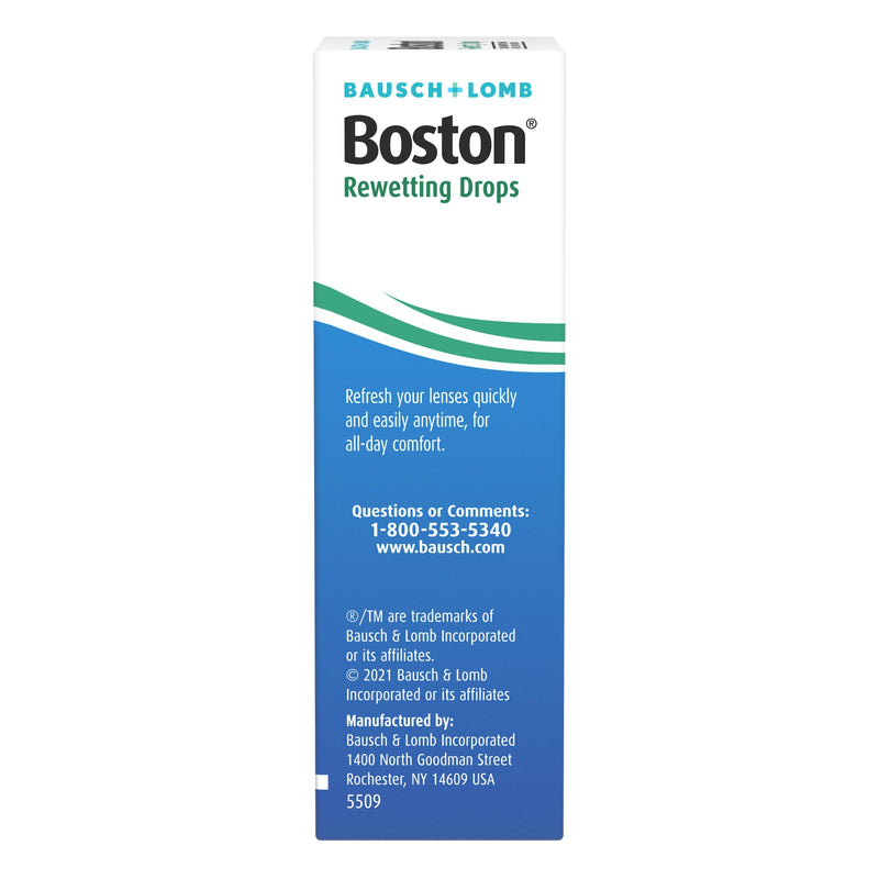 [Australia - AusPower] - Boston Contact Lens Solution, Rewetting Solution for Gas Permeable Contact Lenses, 0.33 Fl Oz 0.33 Fl Oz (Pack of 1) 