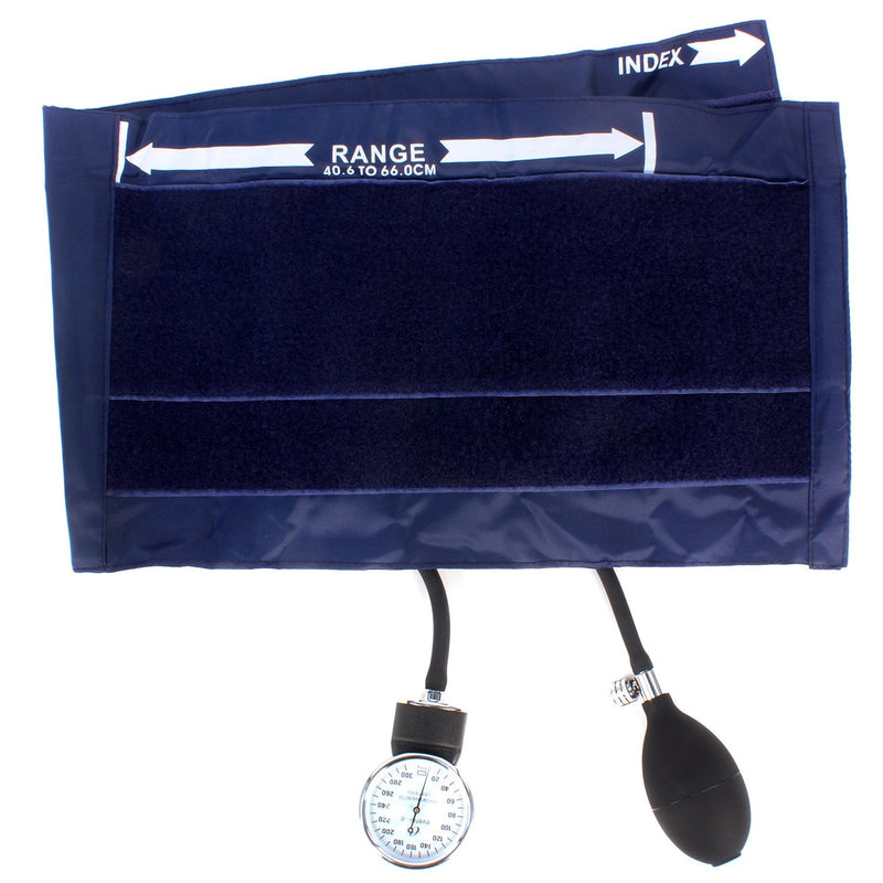[Australia - AusPower] - Dixie EMS Aneroid Sphygmomanometer - Thigh Size Blood Pressure Cuff 