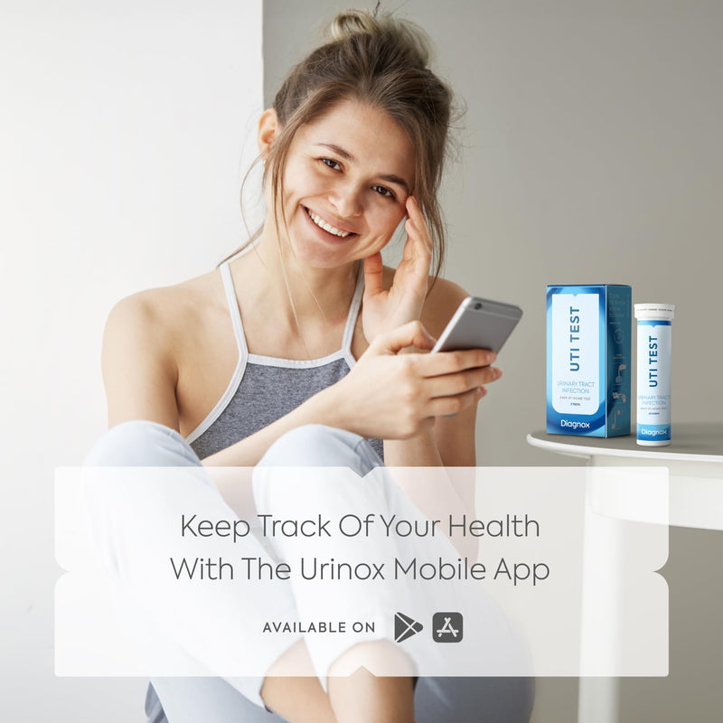[Australia - AusPower] - Diagnox UTI Test Strips for Women - Accurate Results in 2 Minutes, FSA/HSA Eligible - Urine Test Strips for Urinary Tract Infections, 25 Count 