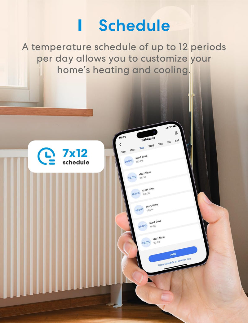 [Australia - AusPower] - meross Smart Temperature Controller Thermostat Monitor Control Heating Cooling 120V 15A 1800W, Works with Apple Home, Alexa, Google Home for Home Brewing Fermentation Incubation Reptiles Green House. New Temperature Controller 