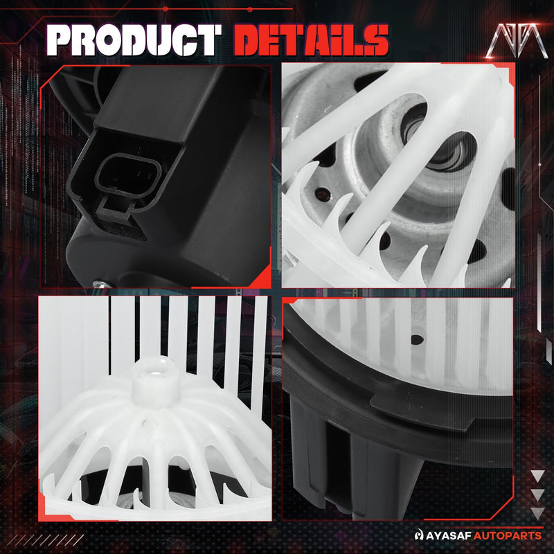 [Australia - AusPower] - MAYASAF 700236 HVAC Blower Motor Assembly fit for Chevy 2007-10 Silverado 1500/2500/3500(HD), 09-13 Traverse, for GMC 07-11 Sierra 1500, 2007-13 Acadia, for Buick 2008-12 Enclave, for Saturn Outlook 