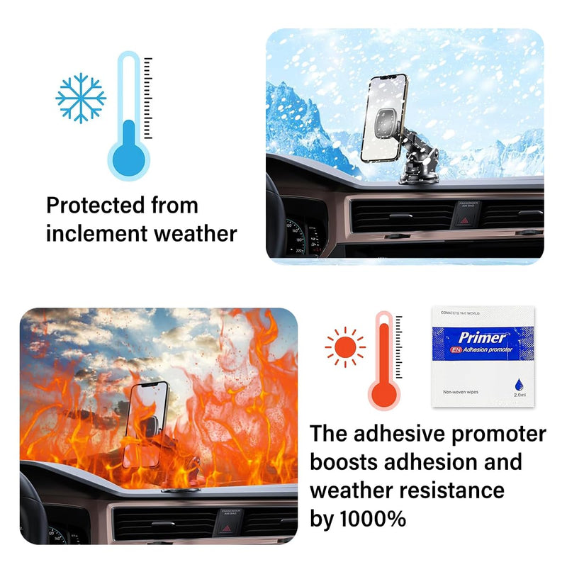 36Pcs 1" Square Heavy Duty Double-Sided Adhesive Pads, Heat Resistant & Waterproof, High Strength Mounting Tape for Automotive, Home, Outdoor Square 1''-36pcs
