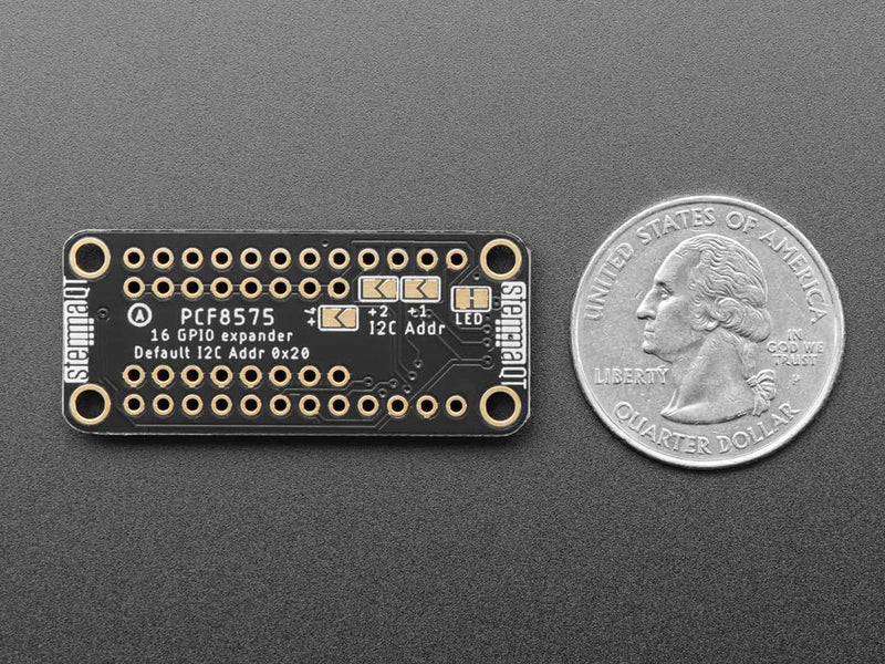 Adafruit PCF8575 I2C 16 GPIO Expander Breakout, Stemma QT/Qwiic, 5611