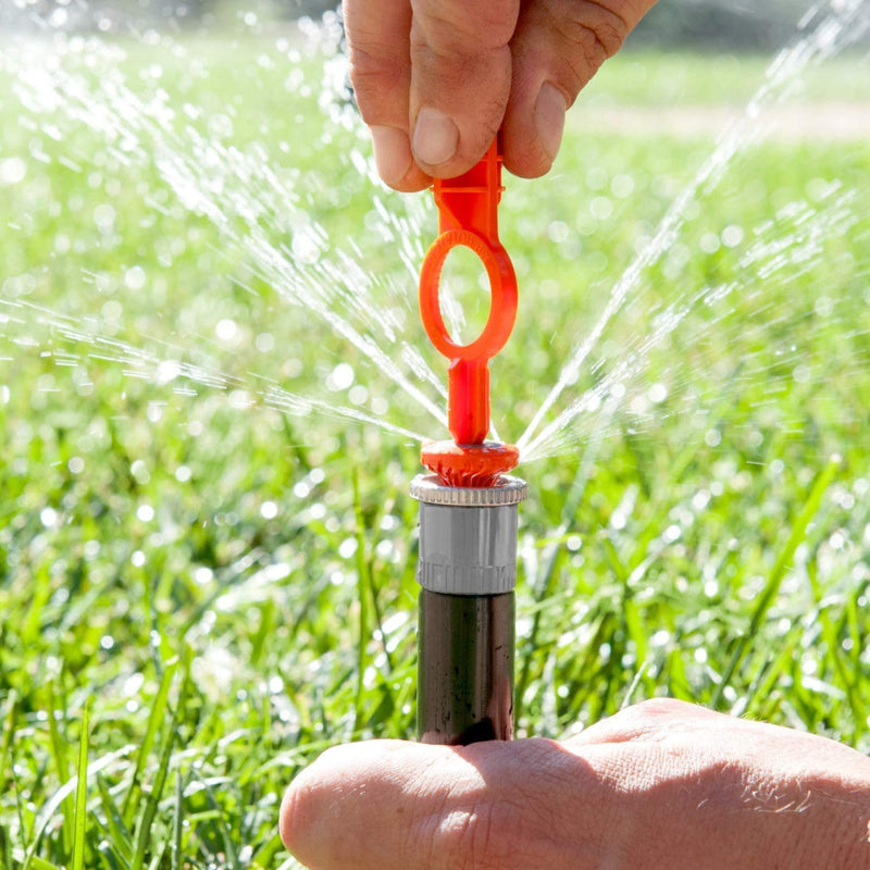 [Australia - AusPower] - 2 Pack Hunter MP Rotator Adjustment Tool MPTOOL, Orange Sprinkler Adjustment Tool, Hunter MPTool Sprinkler Tool Pack of 2 Adjustment Wrench for all MP Rotator Nozzles with Included LED Keychain Light 