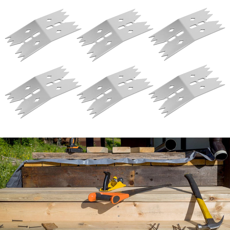 6PCS Stainless Steel Workholding Dogs, Workshop Clamps with T-Bolt/Nail/Screw Options for Router Sled, CNC Hold Down & Panel Flattening