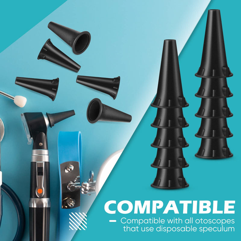 [Australia - AusPower] - Treela 200 Pcs Otoscope Tips Plastic Disposable Ear Specula Cover Replacement Specula for Diagnostic Otoscopes Adults (2.75 mm) 2.75 mm 