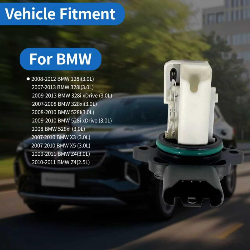 13627551638 5WK97508Z Mass Air Flow Sensor MAF Sensor for BMW 528i 07-08, 528i xDrive 09-10, 528xi 08, 128i 08-12, 328i 07-13, 328i xDrive 09-13, 328i 07-08 Replace MAS0287 8ET009142-631