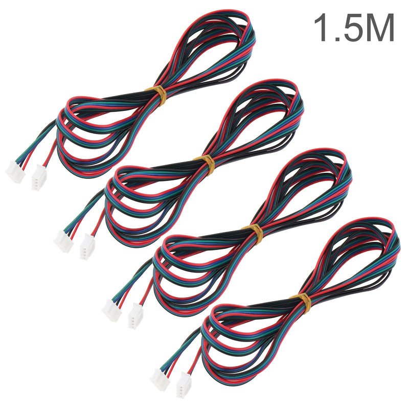[Australia - AusPower] - CNC Shield V3.0 Extension Board+4Pcs A4988 Stepper Motor Driver with Heat Sinks+4Pcs 1.5M Stepper Motor Cable for 3D Printer/Engraver DC 12V to 36V 
