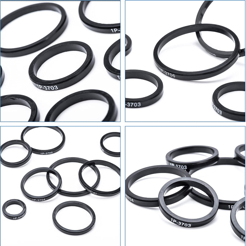 [Australia - AusPower] - BUSY-CORNER 4C-4784 Print D-Ring Kit, Nitrile 90, Hydraulic Hose Fitting Drings, Fits CAT Caterpillar Excavator 2701535 4C4784 Replacement 
