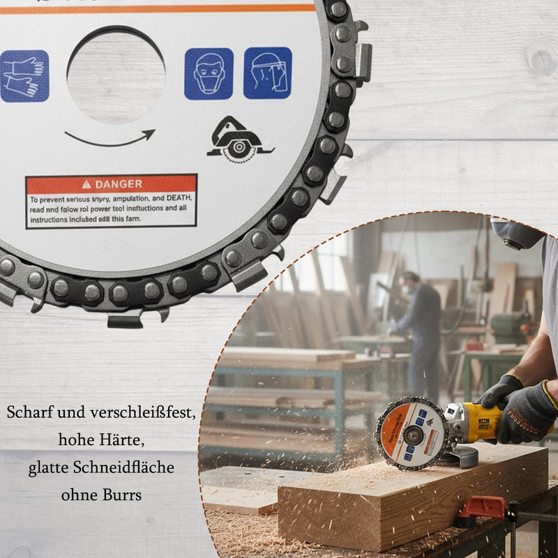 Milling Disc for Angle Grinder Wood Sanding Discs 100 mm, Rasp Disc, Wood Carving Disc, Milling Disc, Paint Cutter, Wood Cutter, Root Miller, Flex Disc, Tree Stump Mill, for Grinding, Milling