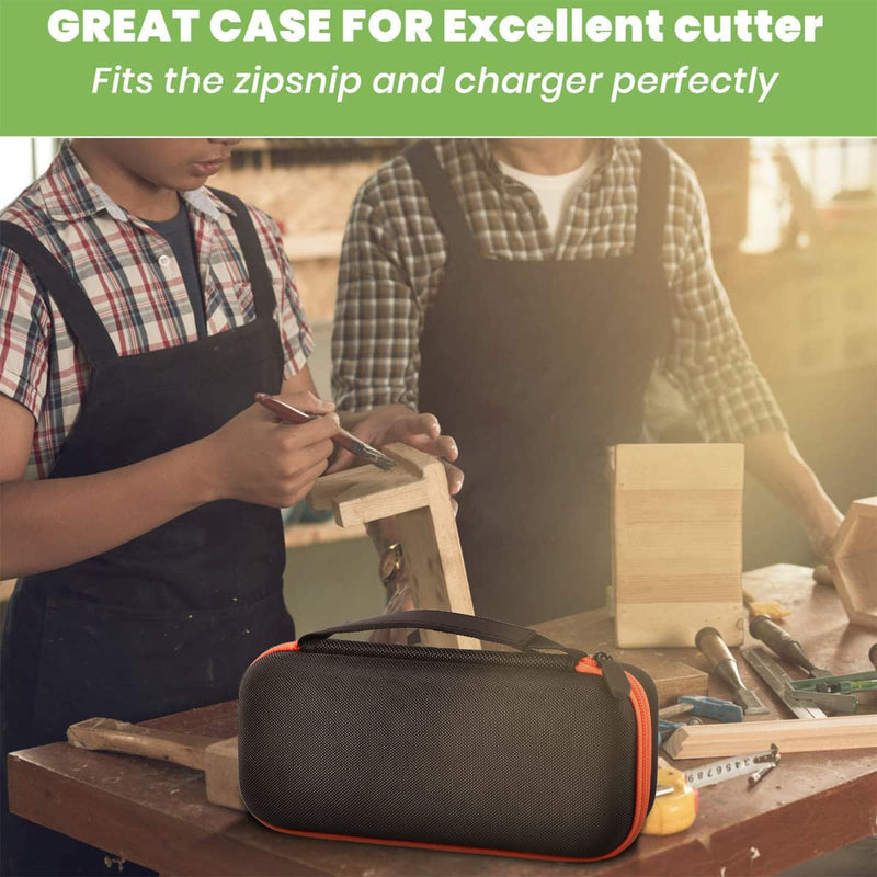 [Australia - AusPower] - ALKOO Case Compatible with WORX WX082L/ WX081L, Organizer for ZipSnip Cordless Electric Scissors, Fabric Scissors, Rotary Cutter Black Inner 
