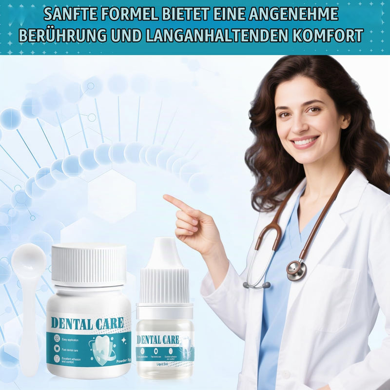 Dental cement self-hardening durable, fast curing | Dental adhesive for crowns, dentures glue, solution for crowns, bridges, dental caries and lost fillings