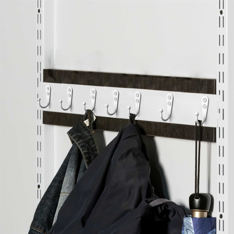 [Australia - AusPower] - 25PCS Wall hooks | hooks for hanging | wall hooks for hanging | coat hooks | hooks for hanging heavy duty | wall hangers with 50 Pieces Screws?White? 25PCS + White Hook 