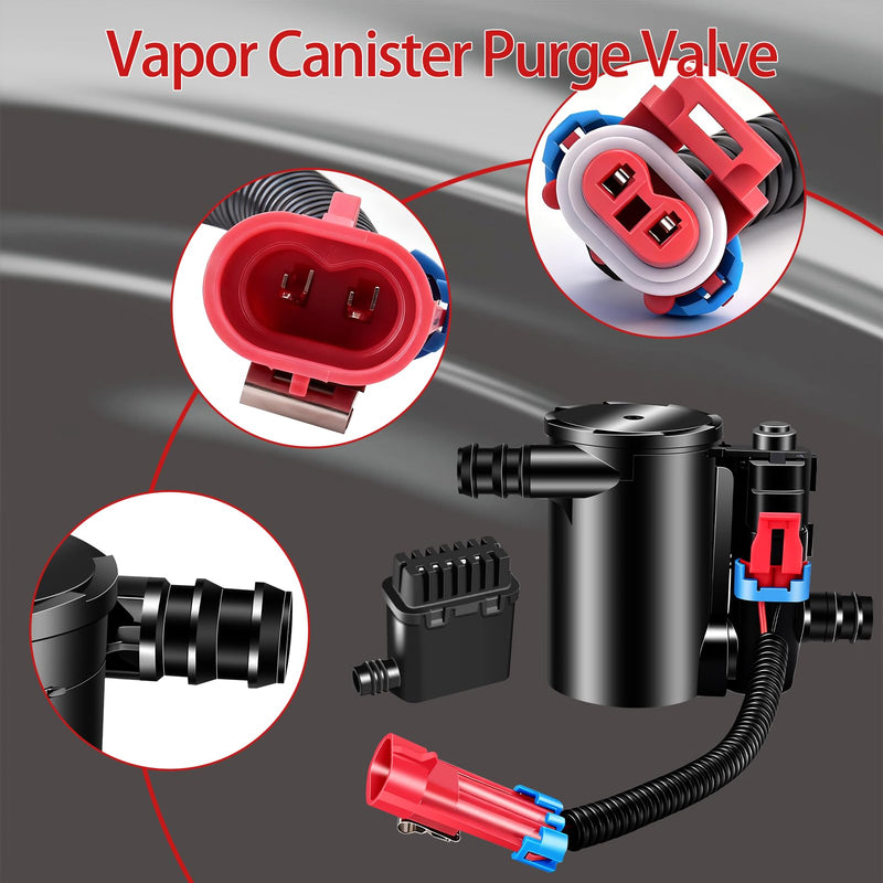 [Australia - AusPower] - Evap Vapor Canister Vent Solenoid Valve Assembly 911-237 P0449 Compatible with Chevy for Silverado 1500/2500 HD/3500 HD 2004-2010, for Sierra 1500/1500 HD/2500 2004-2010 19207763 10357992 