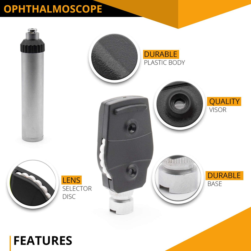 [Australia - AusPower] - Cynamed Combo Otoscope Set - Multi-Function Ear Scope for Ear, Nose & Eye Examination 