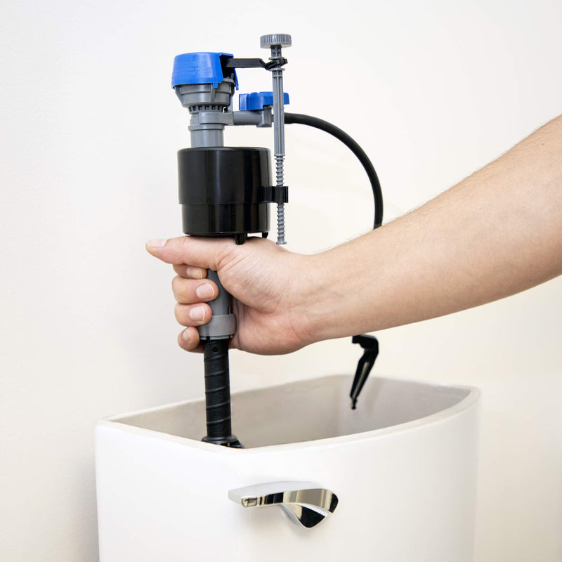 [Australia - AusPower] - Fluidmaster 400H-5003 Performax Universal Toilet Fill Valve with Tank and Bowl Water Control 2-Pack, Blue 2- Pack 