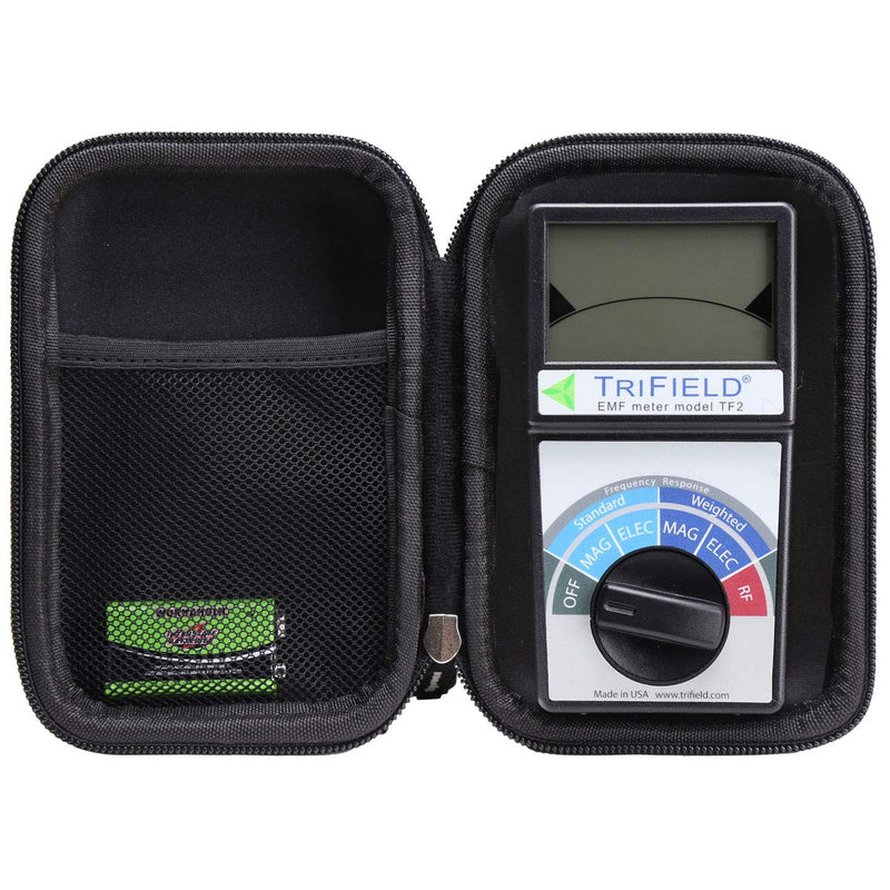 Aproca Hard Travel Storage Carrying Case, for TriField EMF Meter Model TF2 Black