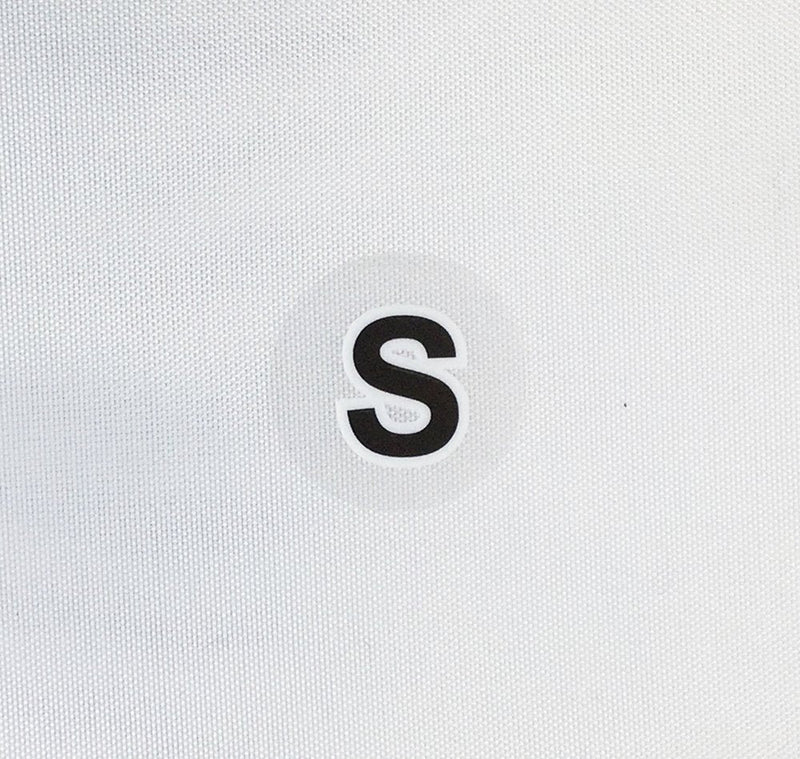 Clear Circle Small S Clothing Size Stickers - 3/4 Inch Round, 500 Clear Plastic Adhesive Labels Per Roll for Retail Apparel, Clothing Organization, and Inventory - Made in the USA