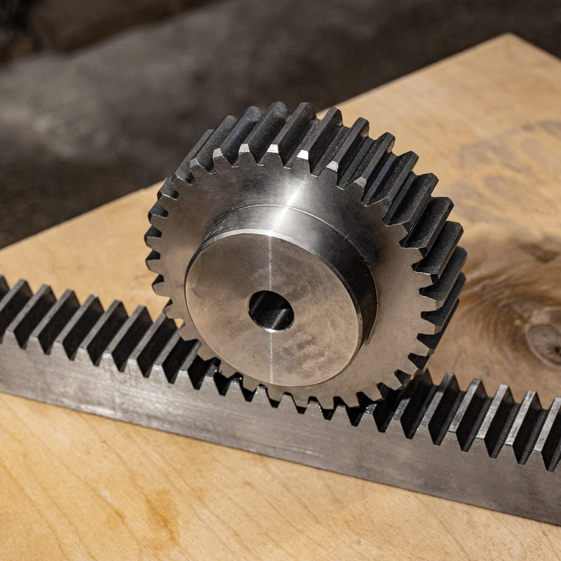 [Australia - AusPower] - Gear Rack 1Mod 10mmx10mmx500mm 45# Steel Straight Linear Spur Rack for Machines Automotive 1Modx10mmx500mm 
