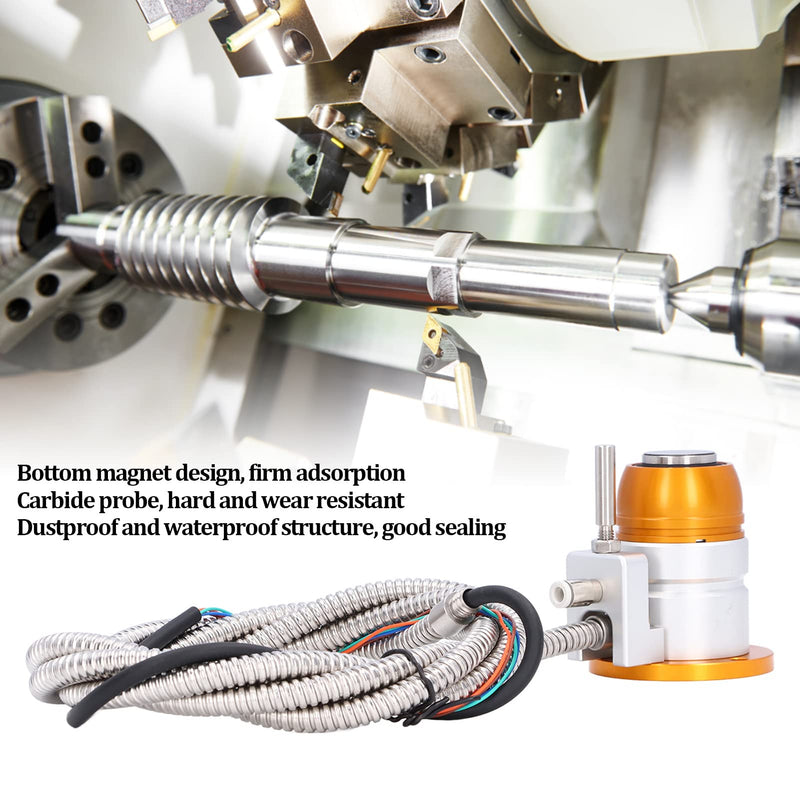 [Australia - AusPower] - Z Axis Touch Tool Adjuster, Z Axis Probe Tool Z Axis Tool Adjuster Normally Closed CNC Tool Adjustment Accessories with Cable DC 24V, Default 