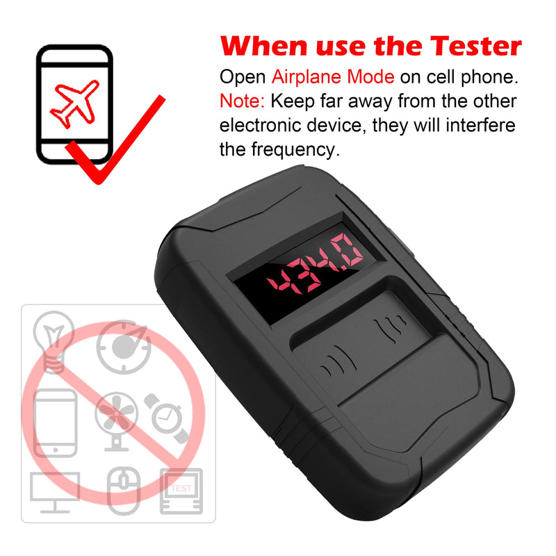 [Australia - AusPower] - Frequency Tester Car Key Fob, WOYO PL001 10MHZ-1000MHZ Automotive Truck Door Remote Control Tester 315/433/868/902 MHZ RF Radio Frequency Digital, IR Infrared Signal TV Remote Detector 