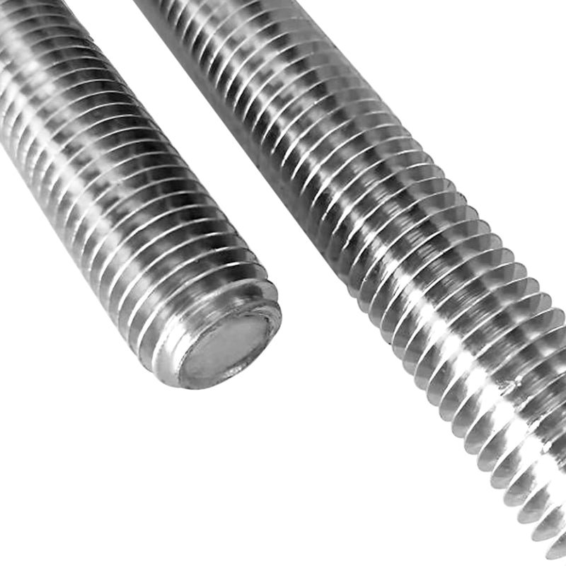 [Australia - AusPower] - 2 Packs 304 Stainless Steel 3/8"-16 Thread Fully Threaded Rods, 12" Length, Right Hand Threads 2 