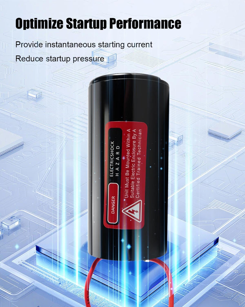 [Australia - AusPower] - Hard Start Capacitor Kit Fit for 1/2-3.5-4-5 Tons AC Conditioner Compressor HVAC Hard Start Capacitor Replace CSRU2 CSR-U2 