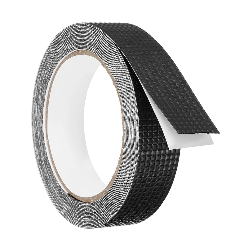 PATIKIL 1 Inch x 20 Feet Non-Slip Grip Tape, Waterproof Non-Abrasive Traction Tape Self-Adhesive Cushion Pad Strips for Handrails Game Controllers Ovens- 1 Roll (Black) Black
