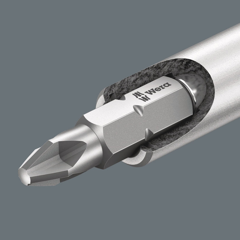 Wera 05073240001 Kraftform Kompakt 28 Sb Combi-Driver With Magazine Classic