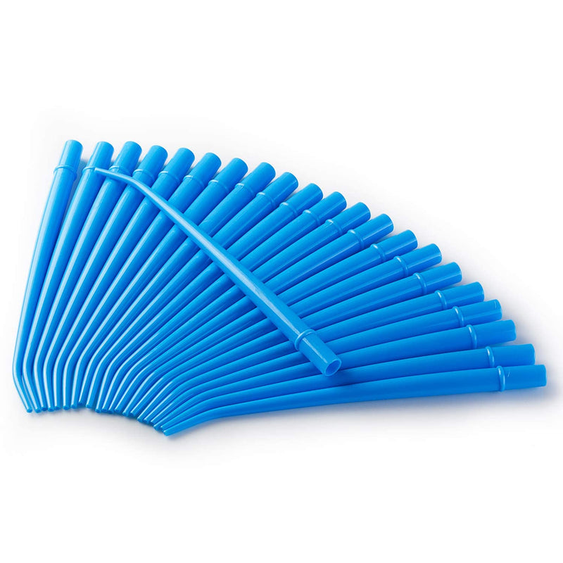 [Australia - AusPower] - JMU 100 Pcs Dental Surgical Aspirator Tips 1/16" Blue, Pack of 25, 4 Packs Blue-1/16" 