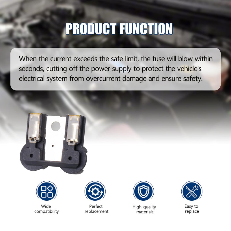 JINGKE AL3Z-14526-AA BT4Z-14450-AA BT4Z-14450-BA Battery Fuse & Positive/Negative Terminal Clamps Compatible with Ford F-150 2011-2014