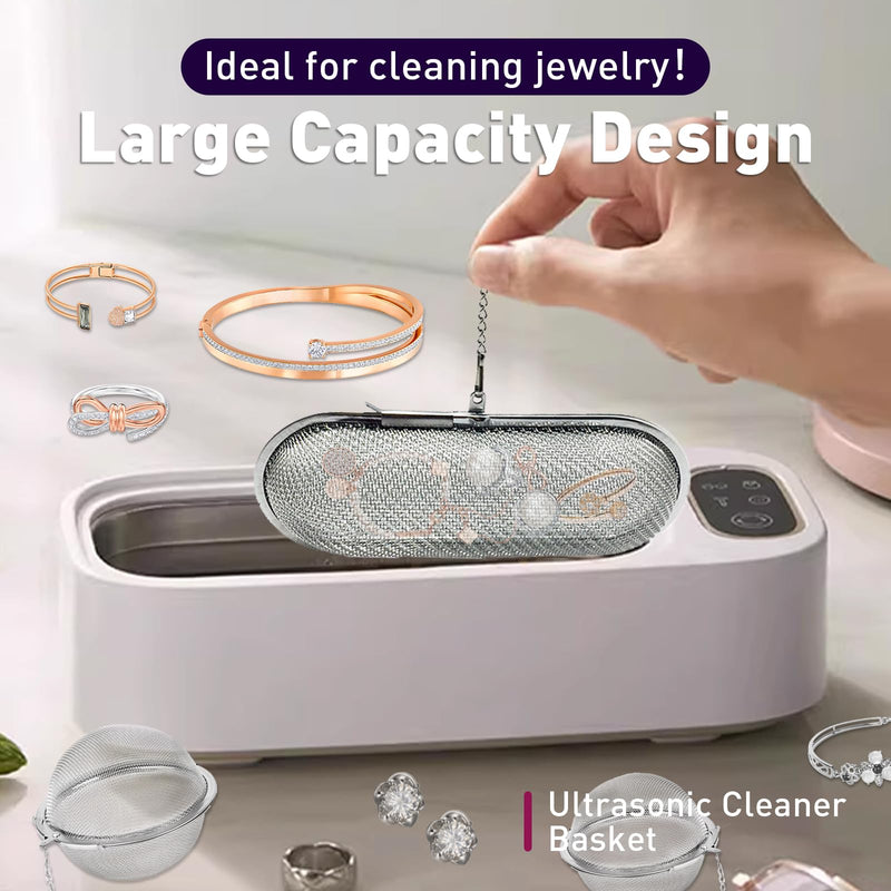 [Australia - AusPower] - 3-Pack Ultrasonic Cleaner Basket - Stainless Steel Basket for Ultrasonic Jewelry Cleaner - Ideal Parts Washer Basket 