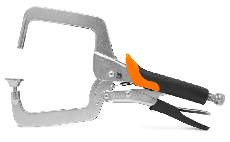 WEN CL436R 4-Inch Right Angle Clamp for Woodworking and Pocket Hole Joinery & CL327F 3-Inch Face Clamp for Woodworking and Pocket Hole Joinery