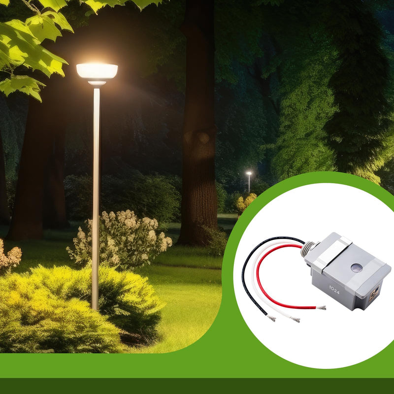 [Australia - AusPower] - Retisee 2 Pcs Photocell Sensor for Outdoor Light 120vac 50/60 Hz Waterproof Dusk to Dawn Photoelectric for Back Yard Lightening Compatible with Incandescent/compact Fluorescent/halogen/led (Classic) Classic 
