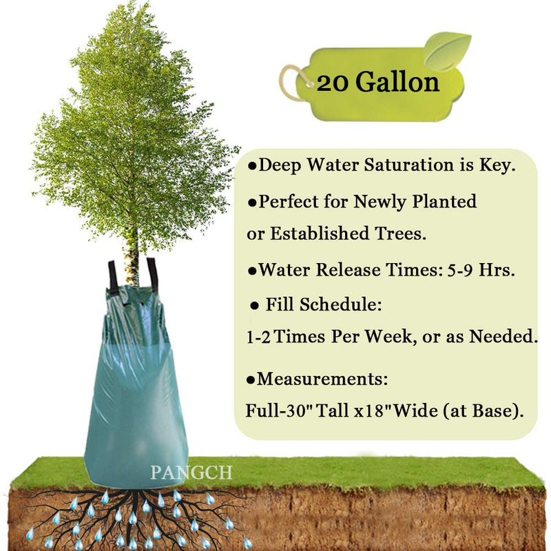 [Australia - AusPower] - Tree Watering Bag, 20 Gallon Slow Release Tree Watering Bags-Drip Irrigation Bag for Newly Planted or Established Trees (3 Pack) 3 packs 