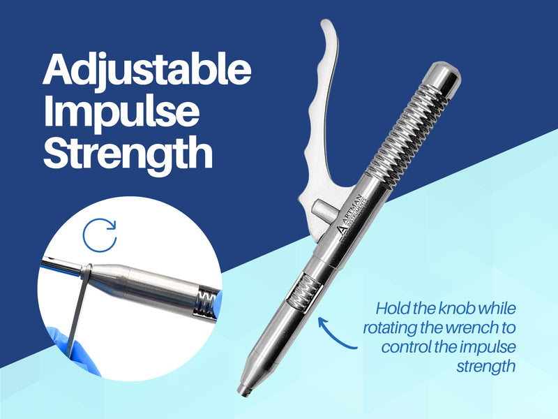 [Australia - AusPower] - Dental Automatic Crown Remover Bridge Remover with 10 Pieces/Spring Loaded Crown Remover with 8 Tips and Wrench by ARTMAN INSTRUMENTS 