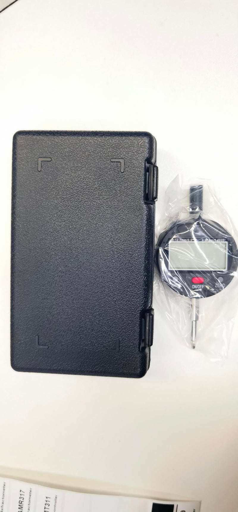 [Australia - AusPower] - Alloy Digital Indicators Electronic Digital Dial Indicator Gauge Digital Probe Indicator Dial Test Gauge Inch/Metric Conversion 0-0.5 Inch/12.7 mm, Measuring Tool 201-0050 Model 2 