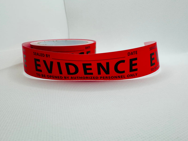 Taction Professional Evidence Tape Roll, Standard Size, Police, CSI, 82 feet Long, Tamper Proof Tape