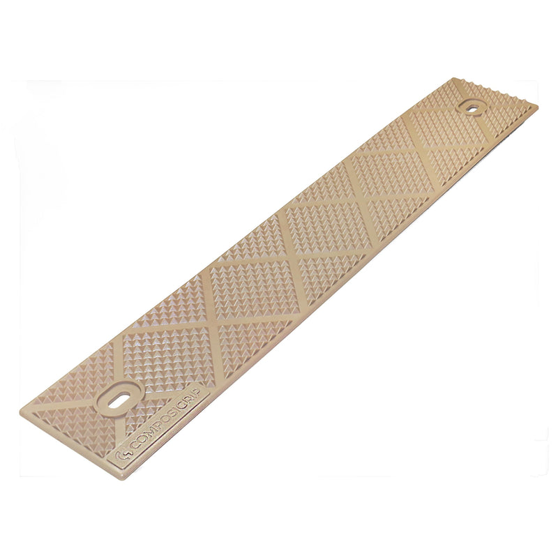Anti-Slip Strips Beige 2x12” - 2 Pack (Two Pieces), All Wearther Non-Slip Safety