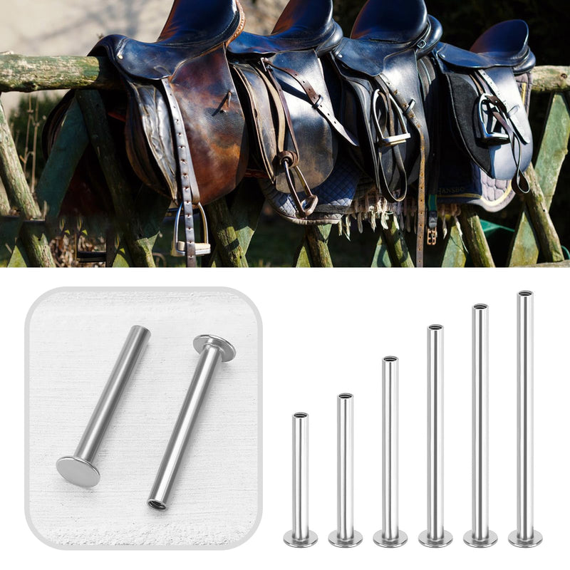 [Australia - AusPower] - Create idea Set of 50 Screw Posts Binding Bolt Screw Post 35mm 40mm 50mm 60mm 65mm 70mm Carbon Steel Fastener for DIY Leather Crafts Clothing Making Objects Connector 