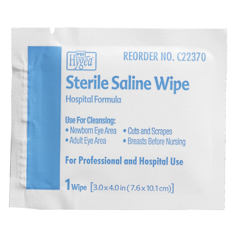 [Australia - AusPower] - Hygea C22370 Sterile Saline Wipe, 6" x 4", 24/bx 