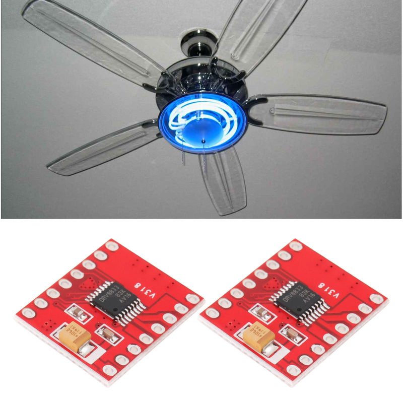 EMSea 5pcs DC Motor Driver Board DRV8833 for TB6612FNG Computer Motor Fan Light 21x18mm