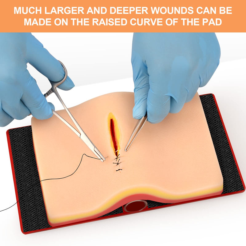 [Australia - AusPower] - Medarchitect Suture Practice Complete Kit (29 Pieces) for Medical Student Suture Training, Include Upgrade Suture Pad, Suture Tools, Suture Thread & Needle 
