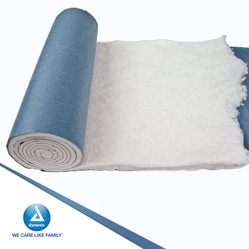 [Australia - AusPower] - Dynarex Cotton Roll  Non-Sterile, Soft and Absorbent Cotton in an Easy to Tear & Use Roll, 1-pound, 12 x 56", White, 1 - Dynarex Cotton Roll 