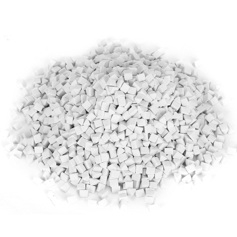 [Australia - AusPower] - 4 mm Ceramic Grinding Body, 500 g Polishing Granules Triangle Ceramic Filling Media Abrasive Polishing Ceramic Triangle Abrasive for Use in Vibrating Tumblers or Rotating Tumblers 