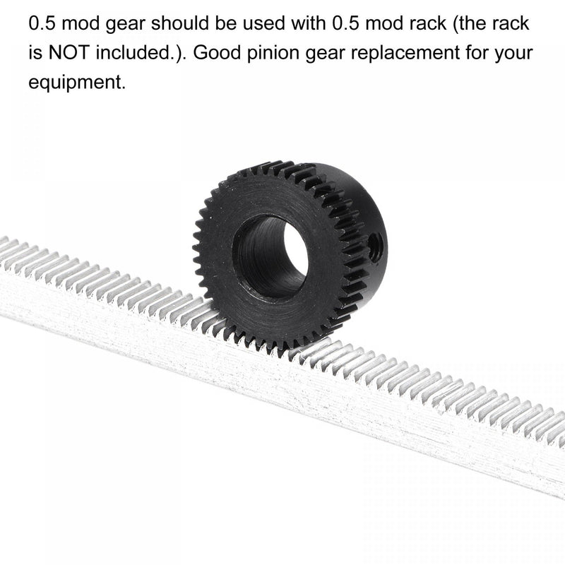 [Australia - AusPower] - uxcell 0.5 Mod 28T 4mm Bore 15mm Outer Dia 45# Carbon Steel Motor Pinion Gear Set 